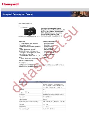 BZ-2RW899-A2 datasheet  